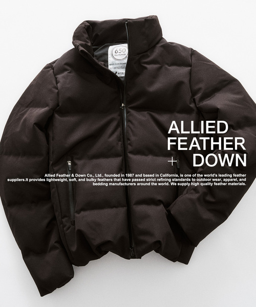 417 EDIFICE(フォーワンセブンエディフィス)の「ALLIED DOWN ブルゾン(ダウンジャケット/コート・メンズ・アーミー/ブラック/ベージュ/ブラウン系その他・LARGE/MEDIUM/SMALL/X-LARGE)」の6枚目の写真