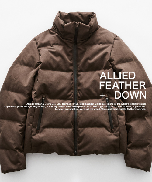 417 EDIFICE(フォーワンセブンエディフィス)の「ALLIED DOWN ブルゾン(ダウンジャケット/コート・メンズ・アーミー/ブラック/ベージュ/ブラウン系その他・LARGE/MEDIUM/SMALL/X-LARGE)」の7枚目の写真