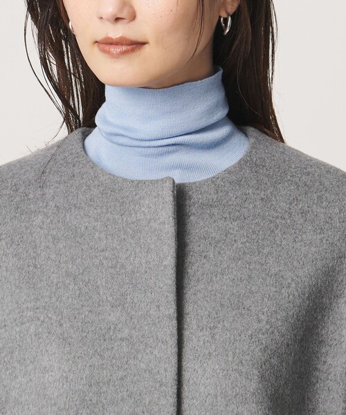 UNITED ARROWS（ユナイテッドアローズ）の「フリルスリーブ コート（その他アウター・レディース・ブラック/グレー・36/38）」の16枚目の写真