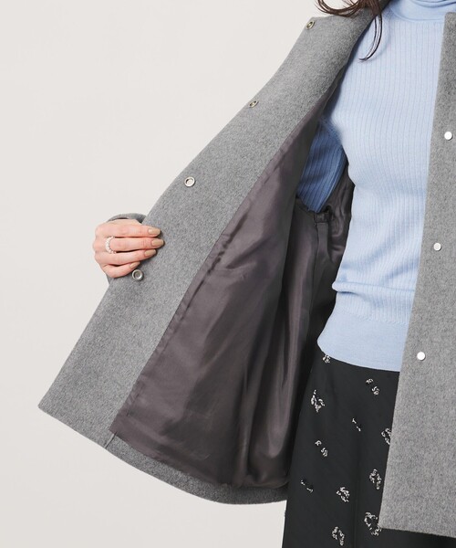UNITED ARROWS（ユナイテッドアローズ）の「フリルスリーブ コート（その他アウター・レディース・ブラック/グレー・36/38）」の20枚目の写真