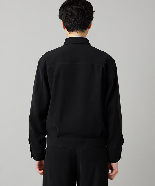 COMME CA MEN(コムサメン)の「ダブルトリコチン ブルゾン(ブルゾン・メンズ・ブラック/チャコール・M/L)」の11枚目の写真