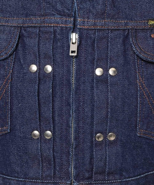 HARE(ハレ)の「【Wrangler×HARE】ウエスタンショートブルゾン(HARE)(デニムジャケット・レディース・ブラック/インディゴブルー・FREE)」の21枚目の写真