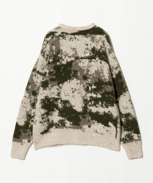 CITEN(シテン)の「<CITEN>ブラッシュドカモニット(ニット/セーター・メンズ・ブラック/ナチュラル・L/M)」の12枚目の写真