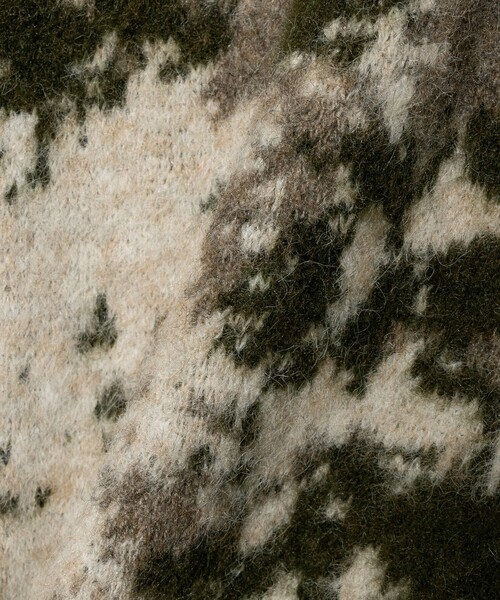 CITEN(シテン)の「<CITEN>ブラッシュドカモニット(ニット/セーター・メンズ・ブラック/ナチュラル・L/M)」の20枚目の写真