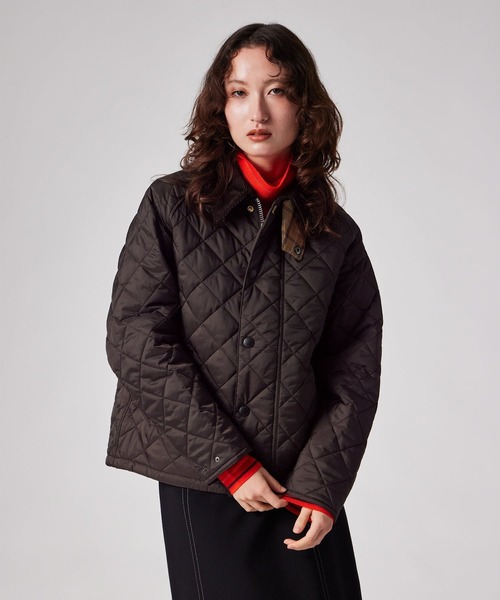 Paul Smith(ポールスミス)の「ウィメンズ "Paul Smith loves Barbour" Transport キルティングジャケット / 265707 MQU1943(その他アウター・レディース・ブラック/グリーン/ブラウン・XX-SMALL/X-SMALL)」の1枚目の写真