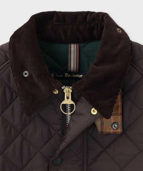 Paul Smith(ポールスミス)の「ウィメンズ "Paul Smith loves Barbour" Transport キルティングジャケット / 265707 MQU1943(その他アウター・レディース・ブラック/グリーン/ブラウン・XX-SMALL/X-SMALL)」の6枚目の写真