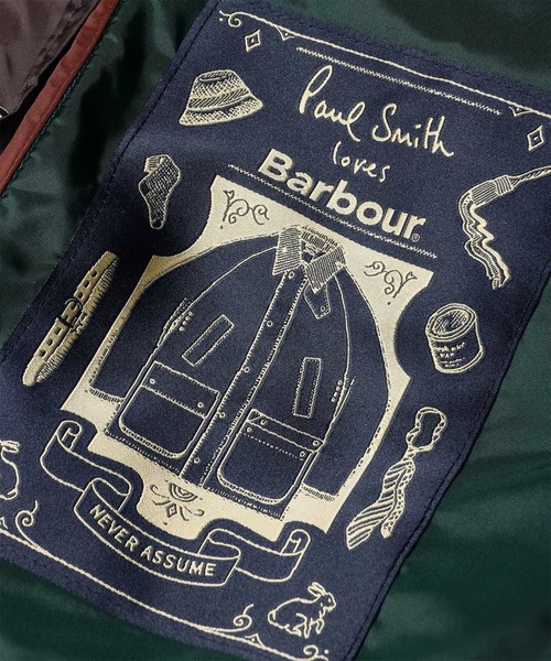 Paul Smith(ポールスミス)の「ウィメンズ "Paul Smith loves Barbour" Transport キルティングジャケット / 265707 MQU1943(その他アウター・レディース・ブラック/グリーン/ブラウン・XX-SMALL/X-SMALL)」の15枚目の写真