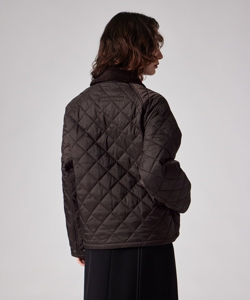 Paul Smith(ポールスミス)の「ウィメンズ "Paul Smith loves Barbour" Transport キルティングジャケット / 265707 MQU1943(その他アウター・レディース・ブラック/グリーン/ブラウン・XX-SMALL/X-SMALL)」の4枚目の写真