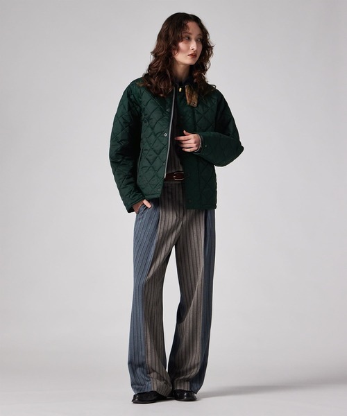 Paul Smith(ポールスミス)の「ウィメンズ "Paul Smith loves Barbour" Transport キルティングジャケット / 265707 MQU1943(その他アウター・レディース・ブラック/グリーン/ブラウン・XX-SMALL/X-SMALL)」の20枚目の写真