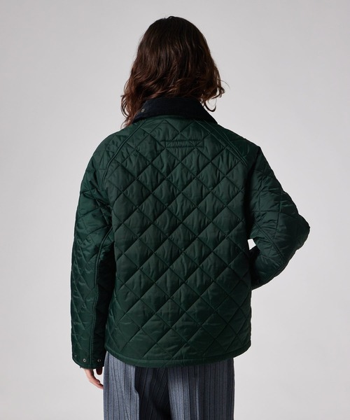 Paul Smith(ポールスミス)の「ウィメンズ "Paul Smith loves Barbour" Transport キルティングジャケット / 265707 MQU1943(その他アウター・レディース・ブラック/グリーン/ブラウン・XX-SMALL/X-SMALL)」の19枚目の写真