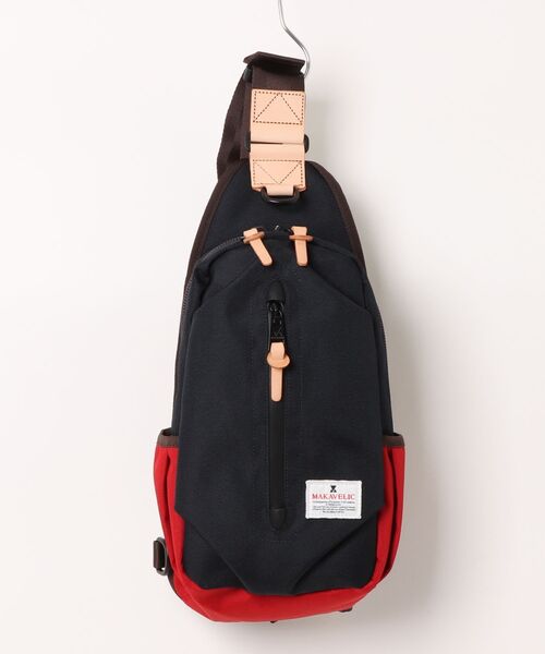 MAKAVELIC（マキャベリック）の「【62】【MAKAVELIC】【COCOON 4 BODY BAG / ボディバッグ】（ボディバッグ/ウエストポーチ・メンズ・ブラック/ダークネイビー・FREE）」の2枚目の写真