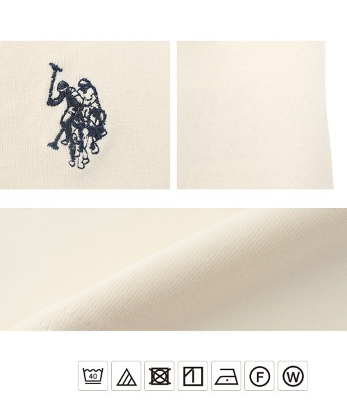 U.S. POLO ASSN.（ユーエスポロアッスン）の「[ U.S. POLO ASSN. ] M L 選べるタイプ長袖Tシャツ（Tシャツ/カットソー・レディース・ブラック/アイボリー/杢グレー/グレイッシュベージュ/ブラック系/グレー系/ベージュ系/アイボリー系・M/L/M1/L1）」の19枚目の写真
