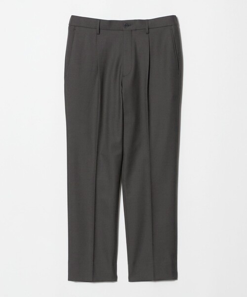 BEAUTY&YOUTH UNITED ARROWS（ビューティーアンドユースユナイテッドアローズ）の「ストレッチ ウールブレンド ワンプリーツ テーパード パンツ NO.5 セットアップ対応（その他パンツ・メンズ・ダークグレー/ブラック・S/L/M/XL）」の9枚目の写真