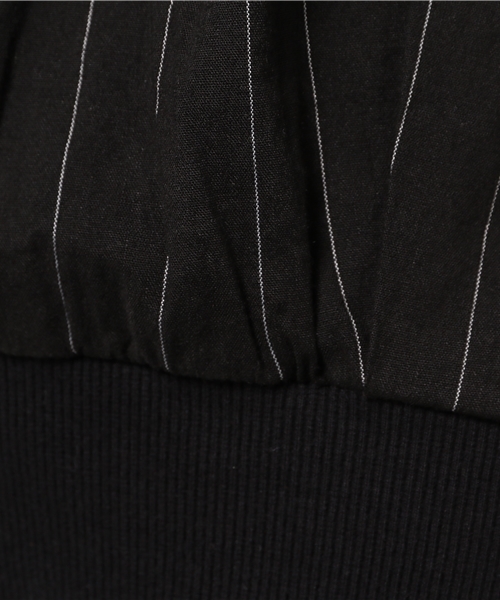 AZUL ENCANTO（アズールエンカント）の「裾リブ丸首ブラウス（シャツ/ブラウス・レディース・ブラック系その他/ホワイト系その他・MEDIUM/SMALL/LARGE）」の10枚目の写真