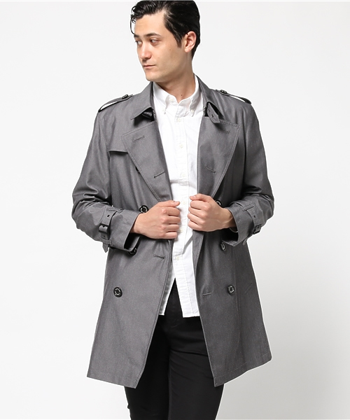 BLACK LABEL トレンチコート M ダークグレー 中古・古着通販】BLACK LABEL CRESTBRIDGE (ブラックレーベル
