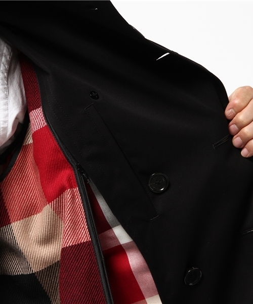 BLACK LABEL CRESTBRIDGE（ブラックレーベル・クレストブリッジ）の「ギャバジン　トレンチ（トレンチコート・メンズ・ベージュ/ネイビー/グレー/ブラック・L/S/LL/M）」の14枚目の写真