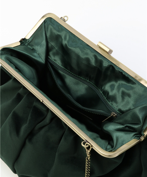 MOUSSY（マウジー）の「VELVET BIG CLUCH（ショルダーバッグ・レディース・ダークグリーン/ブラック・FREE）」の6枚目の写真