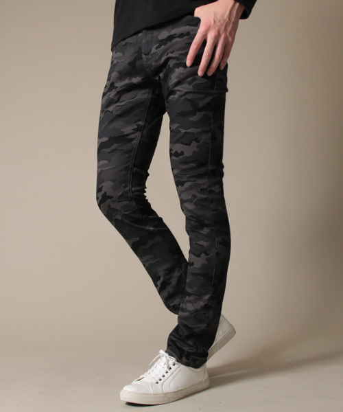 THE CASUAL(カジュアル)の「カラースキニーパンツ(その他パンツ・メンズ・ネイビー/ブラウン系カモフラージュ/チェック/グリーン/カーキ/ライトピンク/ベージュ/ワイン/ブルー/グレー系カモフラージュ/レッド/ライトグレー/ホワイト/チャコールグレー/ブラック・M/L/XL)」の14枚目の写真