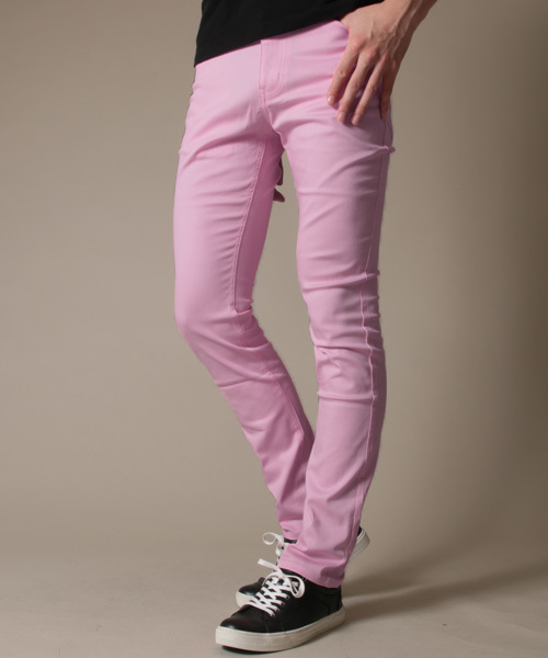 THE CASUAL(カジュアル)の「カラースキニーパンツ(その他パンツ・メンズ・ネイビー/ブラウン系カモフラージュ/チェック/グリーン/カーキ/ライトピンク/ベージュ/ワイン/ブルー/グレー系カモフラージュ/レッド/ライトグレー/ホワイト/チャコールグレー/ブラック・M/L/XL)」の10枚目の写真