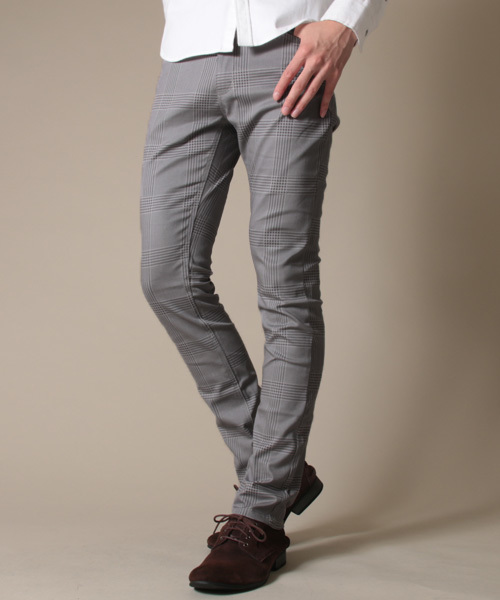 THE CASUAL(カジュアル)の「カラースキニーパンツ(その他パンツ・メンズ・ネイビー/ブラウン系カモフラージュ/チェック/グリーン/カーキ/ライトピンク/ベージュ/ワイン/ブルー/グレー系カモフラージュ/レッド/ライトグレー/ホワイト/チャコールグレー/ブラック・M/L/XL)」の15枚目の写真