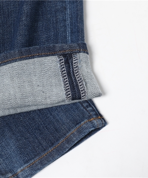 LIPSTAR(リップスター)の「スリムテーパードデニムパンツ(デニムパンツ・レディース・ブルー/ネイビー・S(1)/M(2))」の19枚目の写真