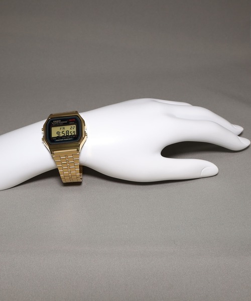 CASIO(カシオ)の「CASIO CLASSIC / A159WGEA-1JF CASIO(デジタル腕時計・メンズ・ブラック×ゴールド・FREE)」の11枚目の写真