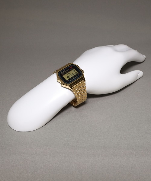 CASIO(カシオ)の「CASIO CLASSIC / A159WGEA-1JF CASIO(デジタル腕時計・メンズ・ブラック×ゴールド・FREE)」の10枚目の写真