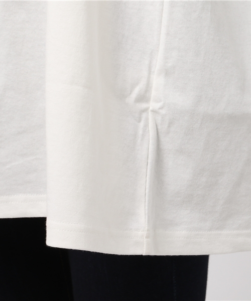 PUNYUS（プニュズ）の「マウスカップルT（Tシャツ/カットソー・レディース・ブラック/ホワイト/杢グレー・3/4）」の9枚目の写真