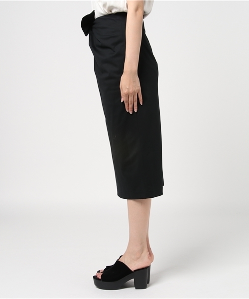 un dix cors（アンディコール）の「リボンミディタイトスカート（スカート・レディース・ブラック/ピンク・ﾌﾘ-）」の7枚目の写真