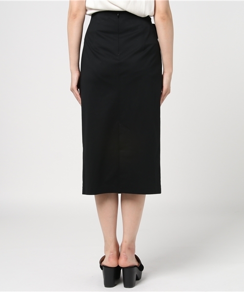 un dix cors（アンディコール）の「リボンミディタイトスカート（スカート・レディース・ブラック/ピンク・ﾌﾘ-）」の8枚目の写真