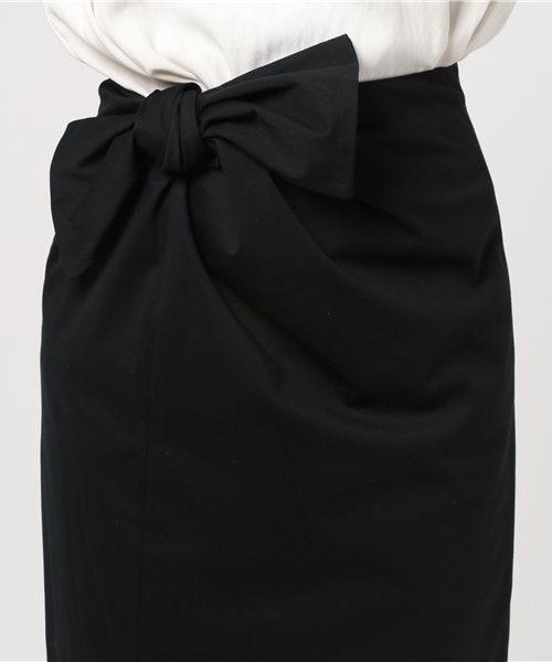 un dix cors（アンディコール）の「リボンミディタイトスカート（スカート・レディース・ブラック/ピンク・ﾌﾘ-）」の9枚目の写真
