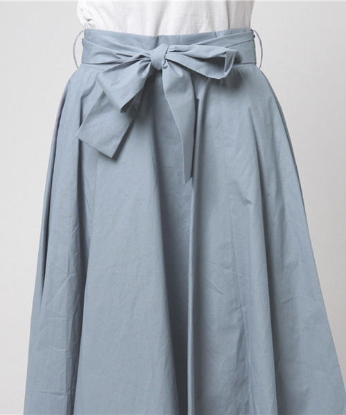 N.（N. Natural Beauty Basic）（エヌエヌナチュラルビューティーベーシック）の「取外しベルト付イレギュラーヘムタイプライタースカート（スカート・レディース・ピンク/ブラウン/グリーン/ブルー/ベージュ・MEDIUM）」の12枚目の写真