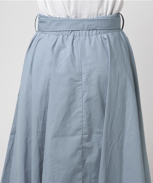 N.（N. Natural Beauty Basic）（エヌエヌナチュラルビューティーベーシック）の「取外しベルト付イレギュラーヘムタイプライタースカート（スカート・レディース・ピンク/ブラウン/グリーン/ブルー/ベージュ・MEDIUM）」の13枚目の写真