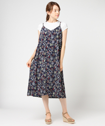 LBC | プリント柄キャミワンピース巾着付き(ワンピース)