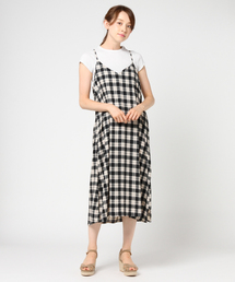 LBC | プリント柄キャミワンピース巾着付き(ワンピース)