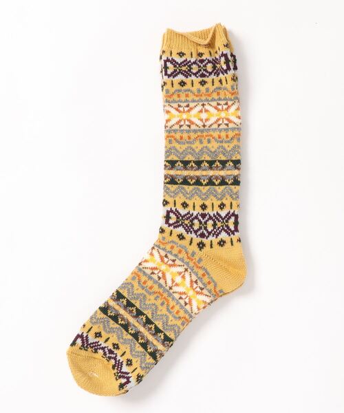 ANONYMOUSISM(アノニマスイズム)の「【AnonymousIsm】フェアイル/クルー丈ソックス(ソックス/靴下・メンズ・チャコールグレー/ベージュ/ネイビー/グレー/オレンジ/チャコール/ワインレッド/レッド/グリーン/ダークグリーン/パープル/オートミール/インディゴブルー/杢グレー/レッド系その他/ホワイト系その他・FREE/25cm~27cm/23cm~25cm)」の7枚目の写真