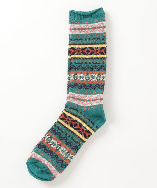 ANONYMOUSISM(アノニマスイズム)の「【AnonymousIsm】フェアイル/クルー丈ソックス(ソックス/靴下・メンズ・チャコールグレー/ベージュ/ネイビー/グレー/オレンジ/チャコール/ワインレッド/レッド/グリーン/ダークグリーン/パープル/オートミール/インディゴブルー/杢グレー/レッド系その他/ホワイト系その他・FREE/25cm~27cm/23cm~25cm)」の10枚目の写真