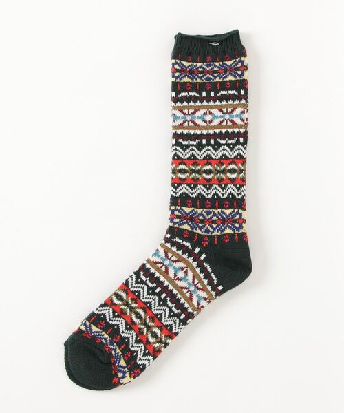 ANONYMOUSISM(アノニマスイズム)の「【AnonymousIsm】フェアイル/クルー丈ソックス(ソックス/靴下・メンズ・チャコールグレー/ベージュ/ネイビー/グレー/オレンジ/チャコール/ワインレッド/レッド/グリーン/ダークグリーン/パープル/オートミール/インディゴブルー/杢グレー/レッド系その他/ホワイト系その他・FREE/25cm~27cm/23cm~25cm)」の9枚目の写真