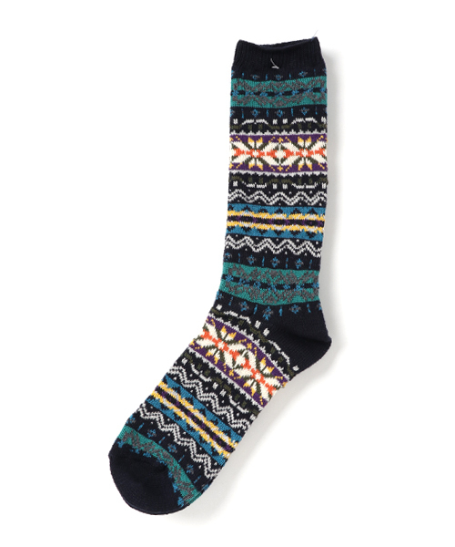 ANONYMOUSISM(アノニマスイズム)の「【AnonymousIsm】フェアイル/クルー丈ソックス(ソックス/靴下・メンズ・チャコールグレー/ベージュ/ネイビー/グレー/オレンジ/チャコール/ワインレッド/レッド/グリーン/ダークグリーン/パープル/オートミール/インディゴブルー/杢グレー/レッド系その他/ホワイト系その他・FREE/25cm~27cm/23cm~25cm)」の18枚目の写真