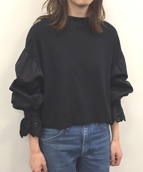 LOWRYS FARM(ローリーズファーム)の「フハクキリカエ/LS 769261 (Tシャツ/カットソー・レディース・オフホワイト/ブラック/ベージュ/レッド・LARGE/MEDIUM)」の16枚目の写真