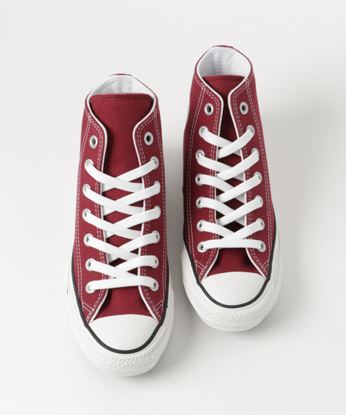 CONVERSE（コンバース）の「【CONVERSE】ALL STAR 100 COLORS HI（スニーカー・レディース・レッド・23/23.5/24/24.5）」の4枚目の写真