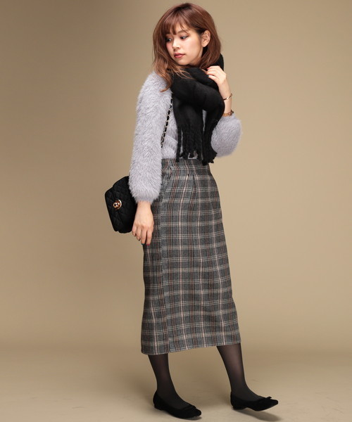 natural couture（ナチュラルクチュール）の「モンスターシャギーニット（ニット/セーター・レディース・グレー/グリーン/アイボリー/ピンクベージュ・FREE）」の7枚目の写真