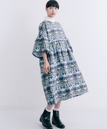 MERLOT | 土偶のお花柄ワンピース1282(ワンピース)