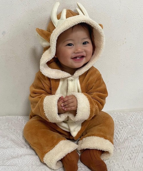 セール】クリスマス もこもこロンパース（ロンパース）｜Catherine