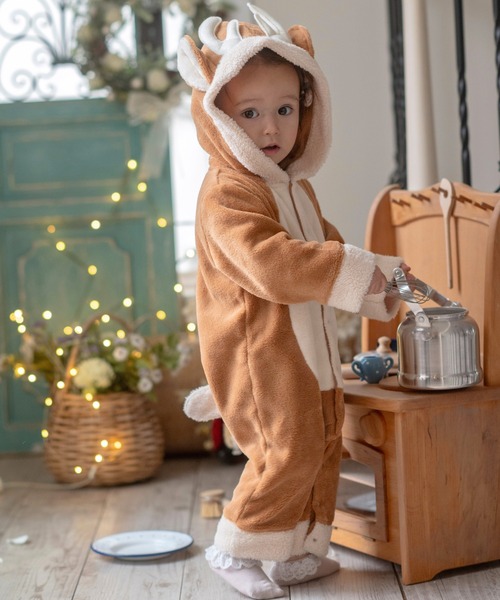 セール】クリスマス もこもこロンパース（ロンパース）｜Catherine