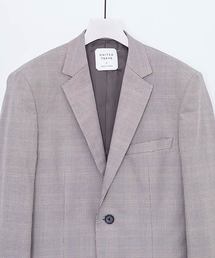 UNITED TOKYO チェック柄ジャケット 茶　サイズ1 UNITED TOKYO（ユナイテッドトウキョウ）の「グレンチェックオーバー