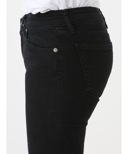 Ungrid（アングリッド）の「クラッシュブラックフレイドヘムストスリ（デニムパンツ・レディース・ブラック・27inch/23inch/24inch/25inch/26inch）」の8枚目の写真