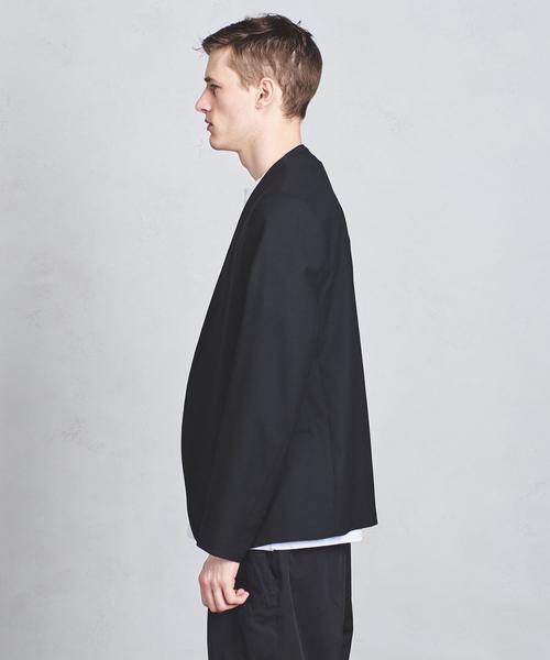 ATON ブラック テーラードジャケット WOOL TROPICAL | テーラードジャケット - UNISEX / ATON
