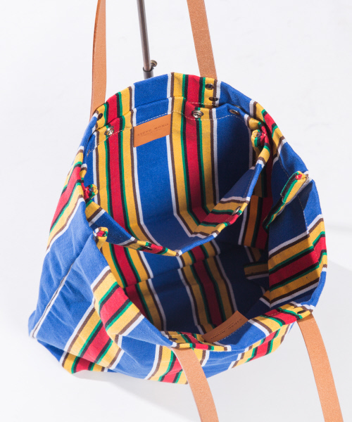 STEVE MONO（スティーブモノ）の「【STEVE MONO】トートバッグ（トートバッグ・メンズ・ホワイト/ブルー/イエロー・FREE）」の6枚目の写真