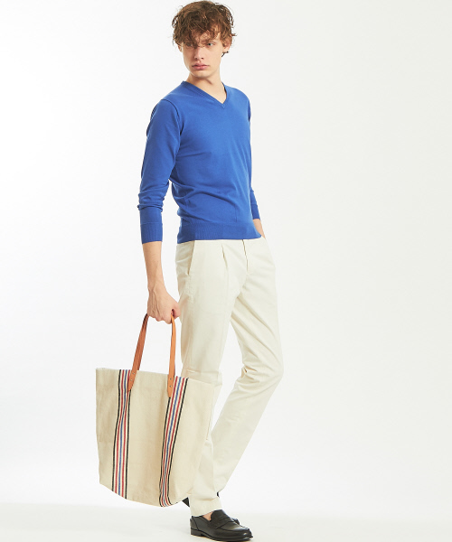 STEVE MONO（スティーブモノ）の「【STEVE MONO】トートバッグ（トートバッグ・メンズ・ホワイト/ブルー/イエロー・FREE）」の15枚目の写真